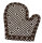 Topfhandschuh &bdquo;Karo&ldquo; links TH 42d-3 braun/wei&szlig;