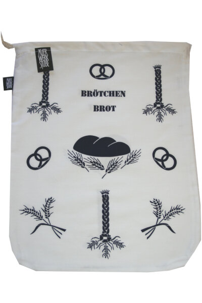 Brot-/Br&ouml;tchenbeutel B 16-1 blau/wei&szlig;