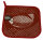Topflappen &bdquo;Fisch&ldquo; THL 48-2 rot/wei&szlig;