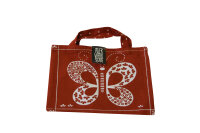 Kindertasche Schmetterling KT 1-2 rot/wei&szlig; 21/17