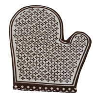 Topfhandschuh &bdquo;Bl&auml;ttchen&ldquo; links TH 42b-3...