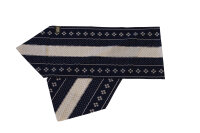 Tupfentischband spitz TB 44b-1 blau/wei&szlig;