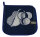 Topflappen &bdquo;Obst&ldquo; THL 48d-1 blau/wei&szlig;