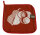 Topflappen &bdquo;Obst&ldquo; THL 48d-2 rot/wei&szlig;