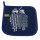 Topflappen &bdquo;Traube&ldquo; THL 48e-1 blau/wei&szlig;