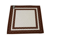 Punktserviette TSV 19-3 braun/wei&szlig;