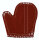 Topfhandschuh &bdquo;Bl&uuml;ten&ldquo; TH 42f-2 rot/wei&szlig;