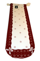 Baguette Beutel "Schleife" B 9-2 rot/wei&szlig;
