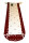 Baguette Beutel "Schleife" B 9-2 rot/wei&szlig;