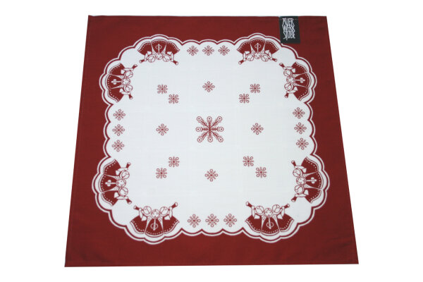 Engelserviette WSV 6014-2 rot/wei&szlig;