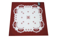Engelserviette WSV 6014-2 rot/wei&szlig;