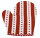 Topfhandschuh &bdquo;Herz&ldquo; TH 42-2 rot/wei&szlig;