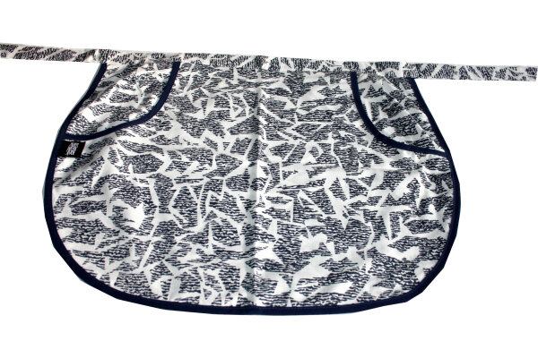 Halbsch&uuml;rze "Fantasie" S 8a-1 blau/wei&szlig;