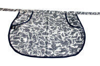 Halbsch&uuml;rze "Fantasie" S 8a-1 blau/wei&szlig;
