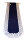 Baguette Beutel "Filigran" B 9c-1 blau/wei&szlig;