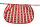 Halbsch&uuml;rze "Bl&auml;ttchen" S 8c-2 rot/wei&szlig;