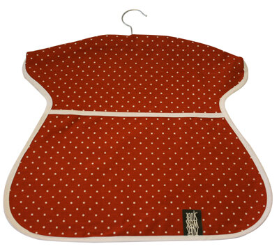 Klammerkleid &bdquo;Tupfen&ldquo; KK 1e-2 rot/wei&szlig;