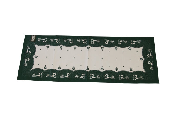 Weihnachtsmannl&auml;ufer Wl 6011-4 gr&uuml;n/wei&szlig;