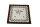 Blumenserviette TSV 32-3 braun/wei&szlig;