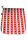 Brotbeutel "Bl&auml;ttchen" B 15-2 rot/wei&szlig;