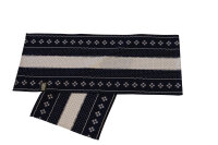 Tupfentischband gerade TB 44a-1 blau/wei&szlig;