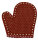 Topfhandschuh &bdquo;Punkte&ldquo; TH 42g-2 rot/wei&szlig;