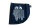 Latzsch&uuml;rze "Schr&auml;gstreifen" S2b-1a Tasche Traube blau/wei&szlig;