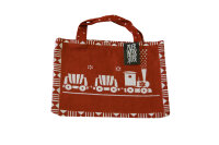 Kindertasche "Zug" KT 1c-2 rot/wei&szlig; 21/17