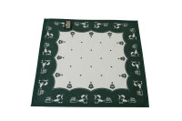 Weihnachtsmannserviette WSV 6012-4 gr&uuml;n/wei&szlig;