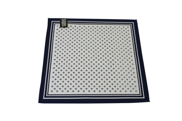 Kamillenbl&uuml;tenserviette TSV 46-1 blau/wei&szlig;