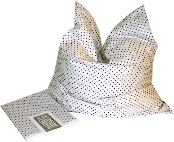 Bettw&auml;sche "Tupfen" BW 3-1 blau/wei&szlig; 135/200+80/80