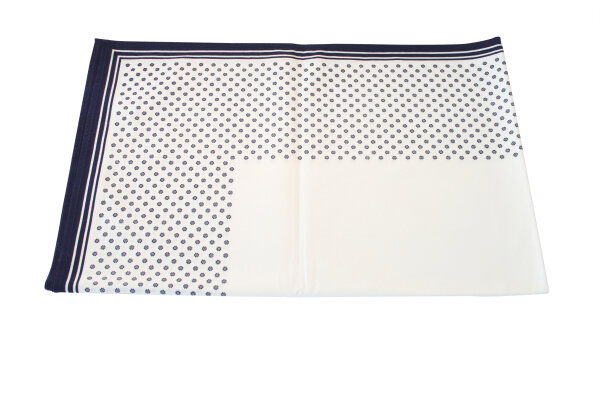 Tischdecke "Kamille"  TD 45-1 blau/wei&szlig;