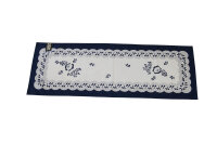 Blumenl&auml;ufer TL 31-1 blau/wei&szlig;