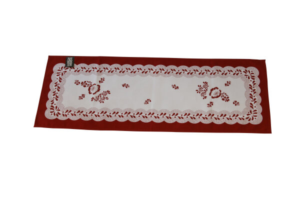 Blumenl&auml;ufer TL 31-2 rot/wei&szlig;