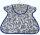 Klammerkleid &bdquo;Fantasie&ldquo; KK 2a-1 blau/wei&szlig;