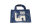 Kindertasche "Katze" KT 1b-1 blau/wei&szlig; 21/17