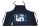 Kindersch&uuml;rze "Katze" KS 4a-1 blau/wei&szlig; Gr.104