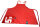 Kindersch&uuml;rze "Schr&auml;gstreifen"KS 6b-2 Katze rot/wei&szlig; Gr.116