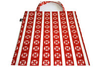 Einkaufstasche "Kornblume" EK 11-2 rot/wei&szlig;