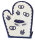 Topfhandschuh &bdquo;B&auml;cker" hell TH 45-1 blau/wei&szlig;
